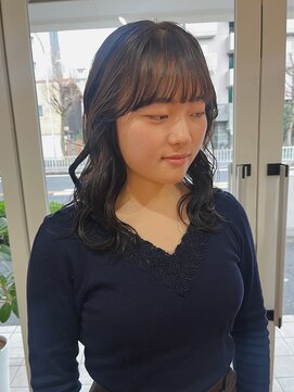 ハク メゾン(HaKU maison) ブルージュカラー/グレージュ/透明感カラー/ウェーブカール