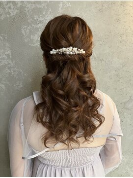 コトナ(kotona) 【ハーフアップお呼ばれヘア】ヘアセット/アップヘア/シニヨン