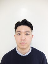 メリケンバーバーショップ トーキョー(MERICAN BARBERSHOP TYO) メンズカットサイドパートニュアンスカール