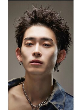 アストラ(ASTRA) MEN’S HAIR/波巻きツイストスパイラル/リバースセンターパート