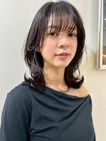 キース ヘアアンドメイク 恵比寿(kith. hair&make)&nbsp;ミディアム/レイヤーカット/ナチュラルレイヤー/くびれ