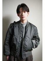 ルーカス(LUCAS)&nbsp;ニュアンスパーマ×センターパート