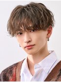 刈り上げセンターパート/波巻きツイストスパイラル/表参道