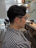 【大人男性】カット+ボリュームアップメンズパーマ（各種パーマ対応可）