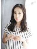 前髪クールショートアンブレラカラーイメチェンピンクベージュ79