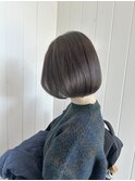 ボブ×グレージュ