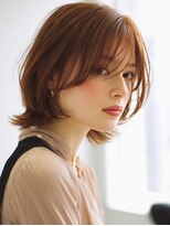 ダル 渋谷/表参道(DAL.)&nbsp;ピンクブラウン／ワンレン／ゆるふわボブ／レイヤーカット