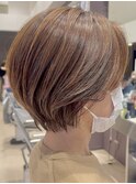 似合わせカット40代50代60代ショートボブくびれレイヤーボブ