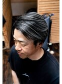 白髪ぼかし エアータッチバレイヤージュ メンズ