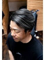 ヘアーメイク ダンス(hair make DANCE)&nbsp;白髪ぼかし エアータッチバレイヤージュ メンズ