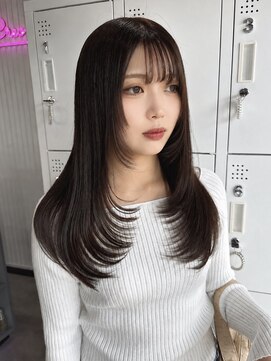 セブンルックスクレオ(7LOOKS creo) レイヤーカット×ブラウンカラー