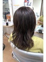 コアフィールみま 徳島店 ウルフレイヤー×パーマ