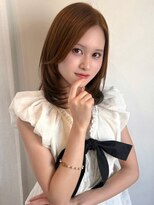 アンニュ(annuy)&nbsp;顔周りカット ベージュカラー 髪質改善 ハッシュカット 艶髪