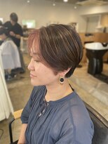 フェリチタ フィロ 大泉学園(FELICITA filo)&nbsp;白髪を活かすピンク系ハイライト