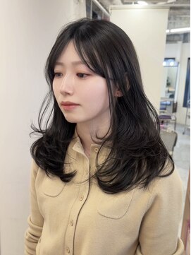 ガーランドウメダ(Garland umeda) 暗髪カラー、レイヤーカット　担当　垣内　5769