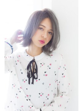 プライズ 錦糸町北口店(prize) グレージュカラー/大人ミディアム/外ハネボブ 錦糸町北口