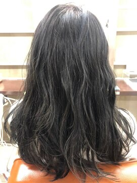 ロボットプラス RobotPlus ダークグレージュ/ダブルカラー／ハイライト