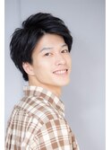 好感度☆ソフトツーブロックかき上げヘア
