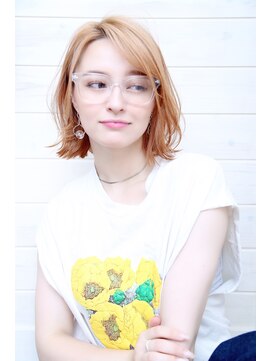 オーシャン(Ocean) [OCEAN Hair&Life藤原純]アンニュイボブ☆透明感カラー☆