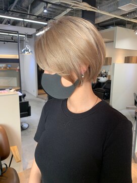 エイト 博多店(EIGHT hakata) 【EIGHT hakata】平島拓也__ショートボブ×ハイトーンベージュ