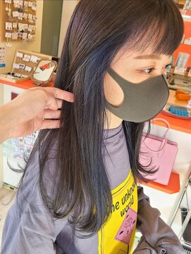 リップソウル(RIP SOUL) 《RIP SOUL》インナーカラー ブルー グレージュ