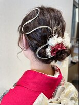 スーパーカット 元町店(SUPER CUT)&nbsp;成人式　着付け　ヘアセット　メイク　振袖　水引き