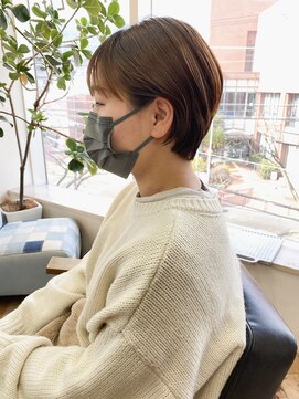 オーシャン(Ocean) ［OCEAN Hair&Life 水田成美］マッシュショート/シースルー前髪