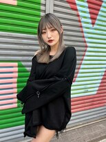 ファイブバイジエクト 堀江(FIVE by The Ect)&nbsp;ハイトーンミルクティーベージュ×シースルーバング