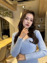 ロンド ストラーダ 心斎橋(Lond strada)&nbsp;韓国前髪顔周りロング×デザインカラー[心斎橋/髪質改善]