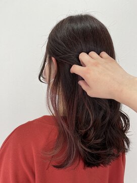 シエル 立川店(CIEL) インナーカラー×ピンクカラー【CIEL×maki】