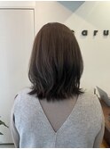 20代30代40代くびレイヤー×アッシュグレージュ