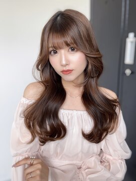 サボ(sabo) 韓国/透明感カラー/レイヤーカット/顔まわり/小顔/髪質改善