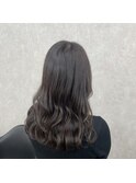 ブリーチなし透明感グレージュカラー♪♪