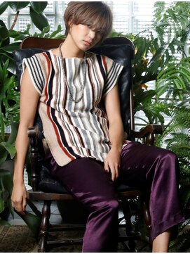 リブロ 三軒茶屋(LIBRO) ヒッピー×マッシュショート