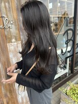 バンビ プライベート サロン(Bambi private salon) Bambi  ロング　レイヤー　ダークトーン