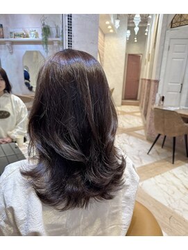 ロンドローズ 名古屋(Lond damaskRose) 学割 ブリーチなしダブルカラー ブリーチ 髪質改善 ボブ 869