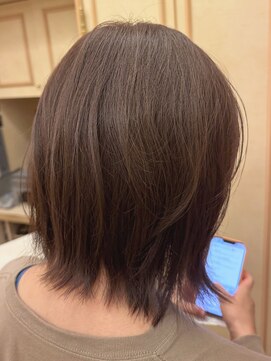 松本平太郎美容室 銀座本店 イノアカラー×ラフボブ/30代40代50代60代