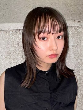 ノイ(noi) 顔周りレイヤーカットグレージュカラーくびれボブベージュカラー