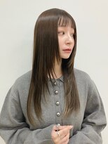 ユニックス モザイクモール港北店(UNIX)&nbsp;【UNIX港北】ぱっつんオン眉ストレート#縮毛矯正