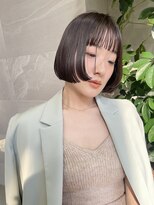 ソル 栄矢場町(SOL) ミニボブ/切りっぱなしボブ/ショコラブラウン/マロンブラウン