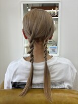 シャルティア(SHALLTIA)&nbsp;ミルクティーベージュ【山口市美容室】【山口市ハイトーン】