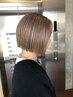 【1ブリーチ根元3ｃｍ以内リタッチ】ダブルカラー＋カット※ケアブリーチ込み