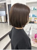 切りっぱなしボブ