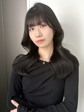 ユーフォリア 渋谷グランデ(Euphoria SHIBUYA GRANDE) ダークグレー　暗髪　艶髪　前髪　顔まわり