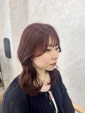 イルバイアトモス(ilu by Atmos) アプリコットオレンジ＊レイヤーカット