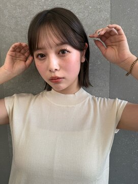 ロンドプランタン 恵比寿(Lond Printemps) くびれヘア/顔周り/韓国/レイヤーカット/黒髪/ロング/前髪
