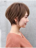 ショートヘア/分け目なし/イメチェン/30代40代50代60代/表参道