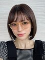 ヘアメイクスタジオ アビール 調布(abi‐ru)&nbsp;透け感バング×ナチュラルな艶ボブで今っぽい抜け感
