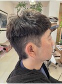 メンズのツーブロックパーマスタイル