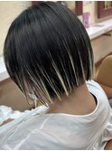 切りっぱなしボブ